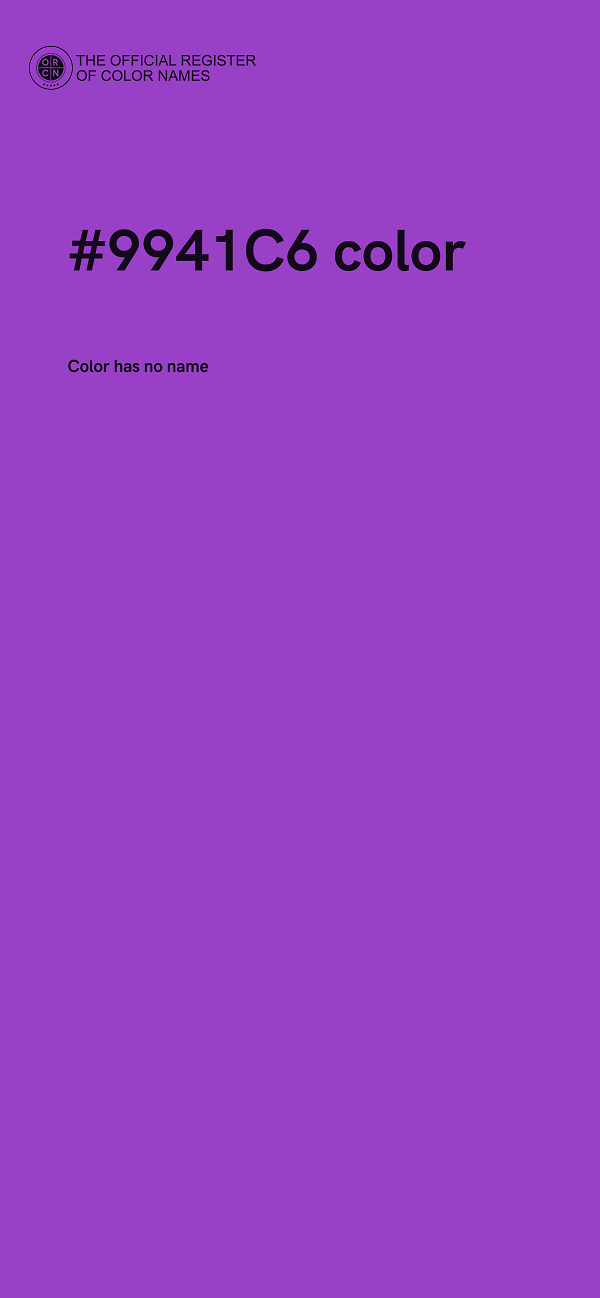 #9941C6 color image