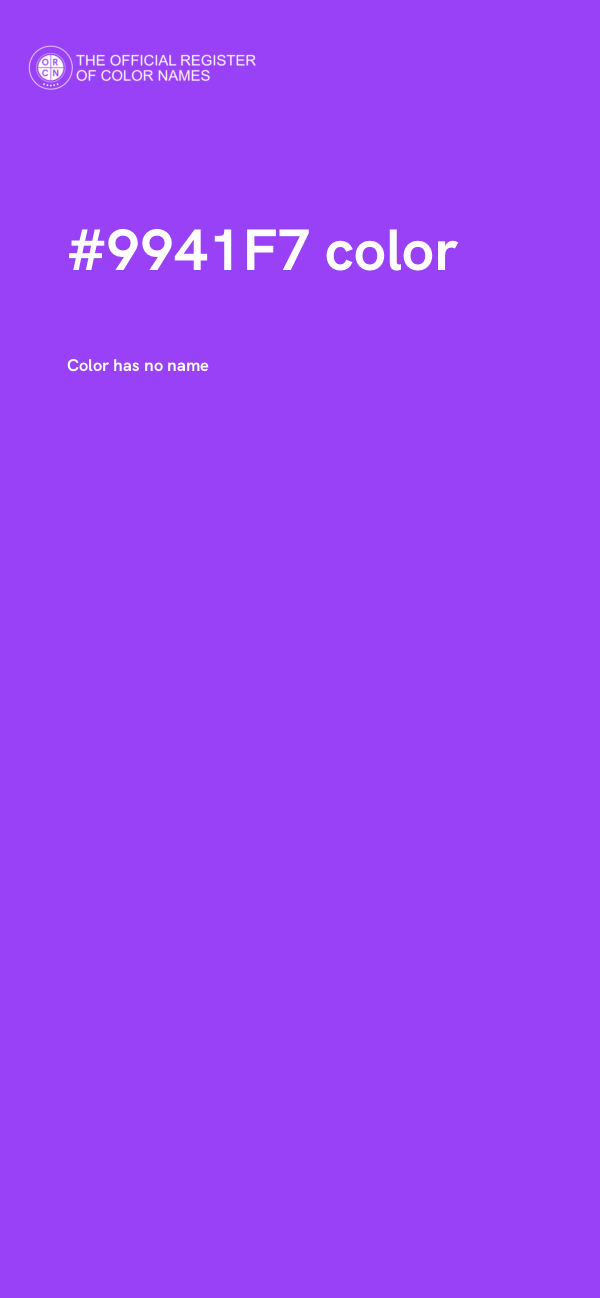 #9941F7 color image