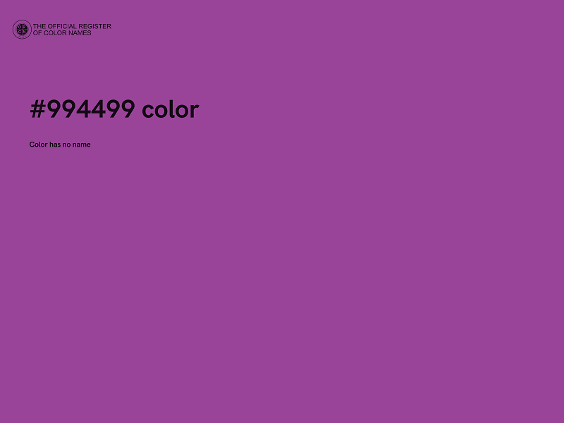 #994499 color image