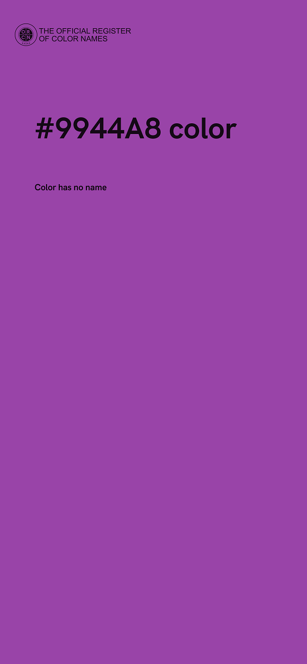 #9944A8 color image