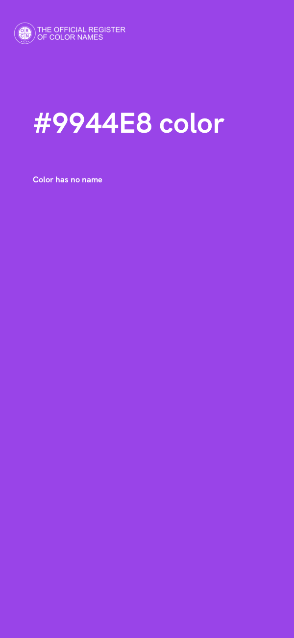 #9944E8 color image