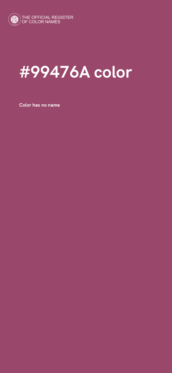 #99476A color image