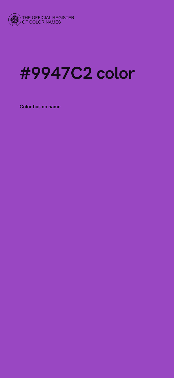 #9947C2 color image