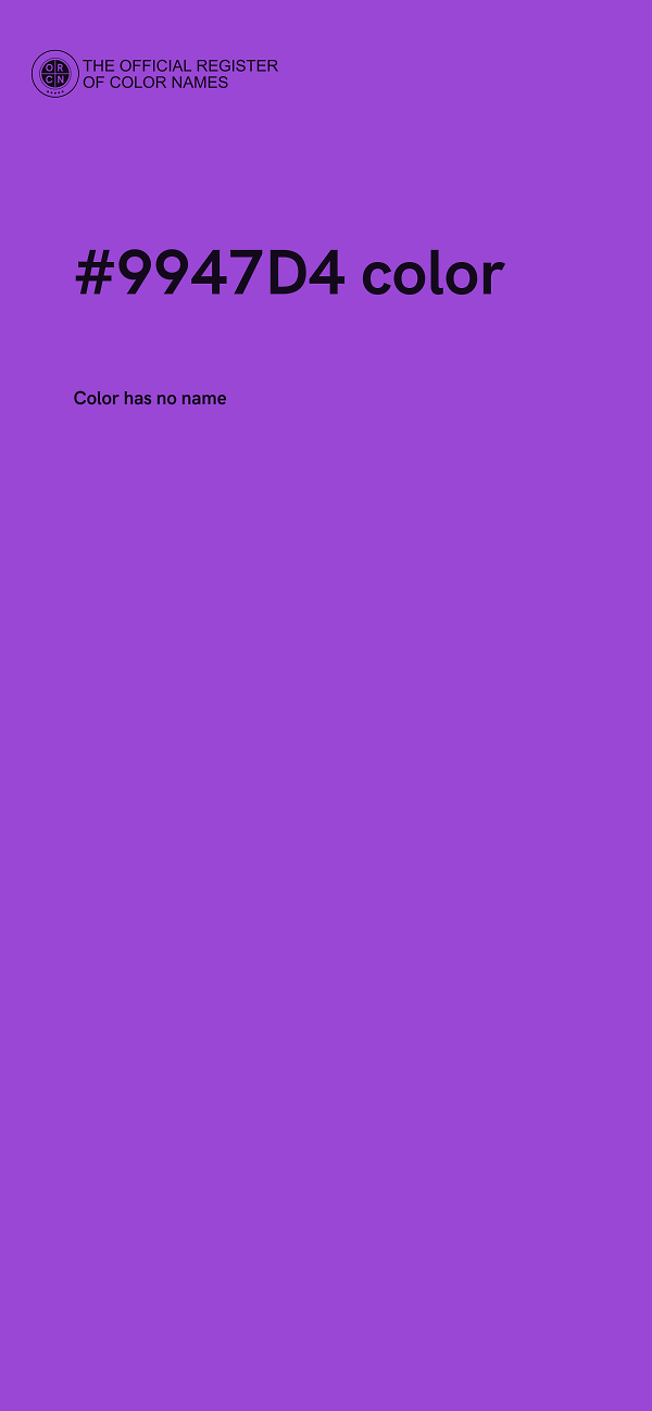 #9947D4 color image