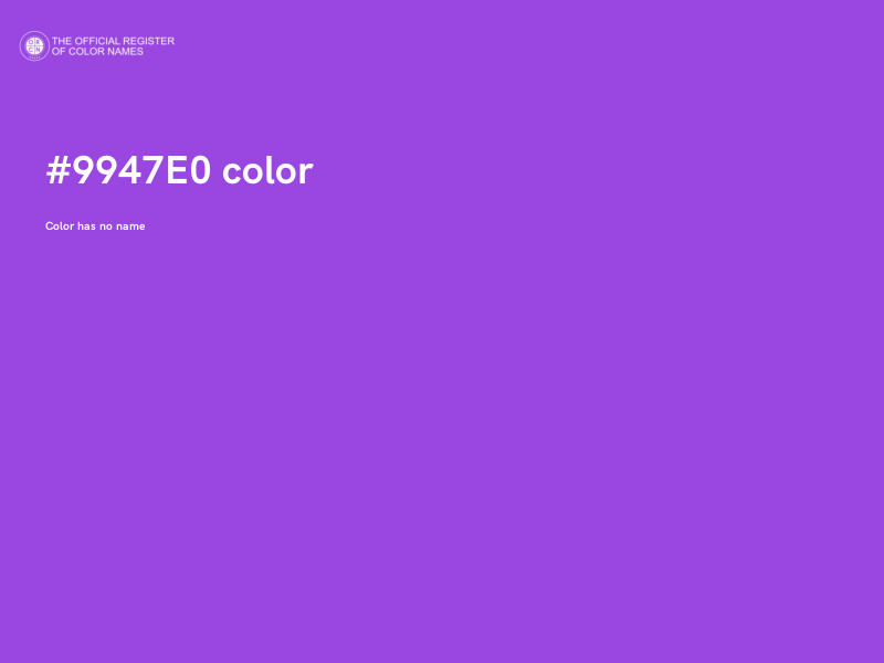 #9947E0 color image