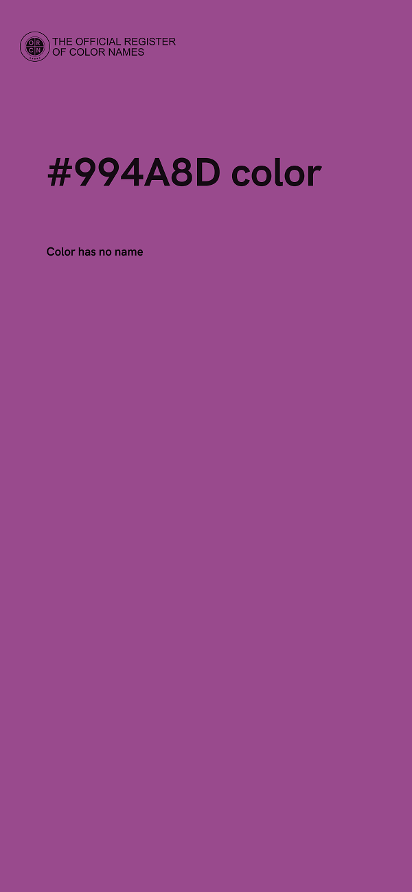 #994A8D color image
