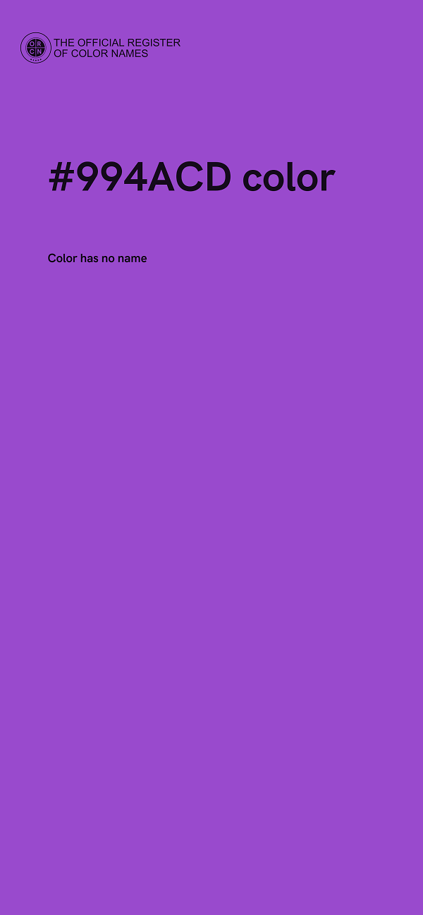 #994ACD color image