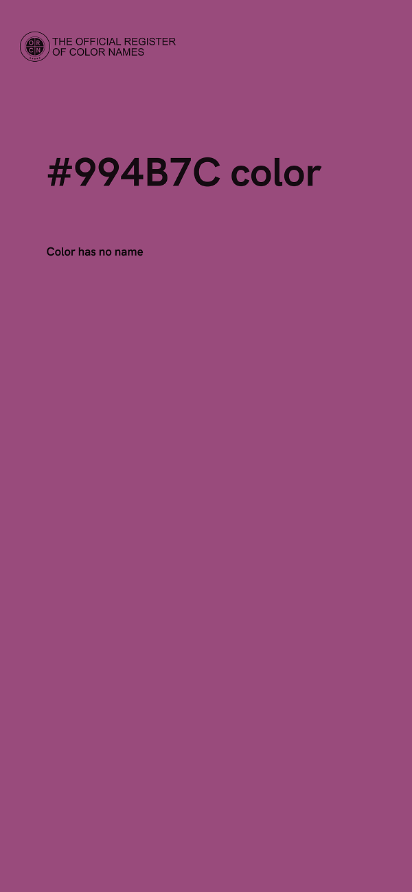 #994B7C color image