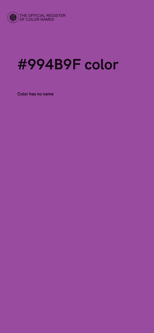 #994B9F color image
