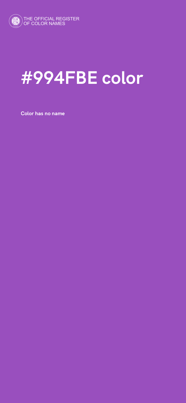 #994FBE color image
