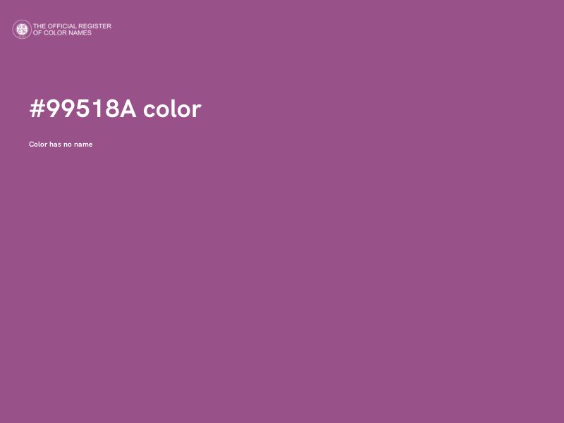 #99518A color image