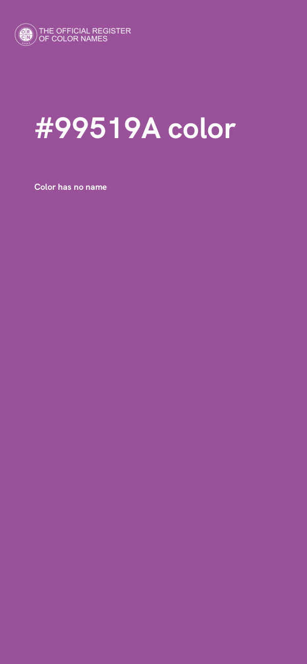 #99519A color image