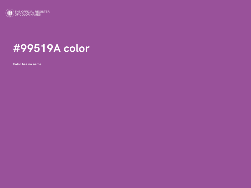 #99519A color image