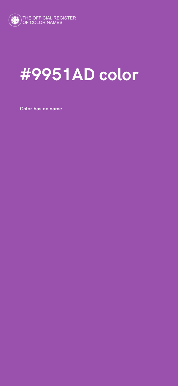 #9951AD color image