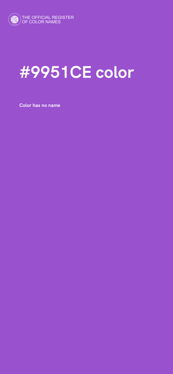 #9951CE color image