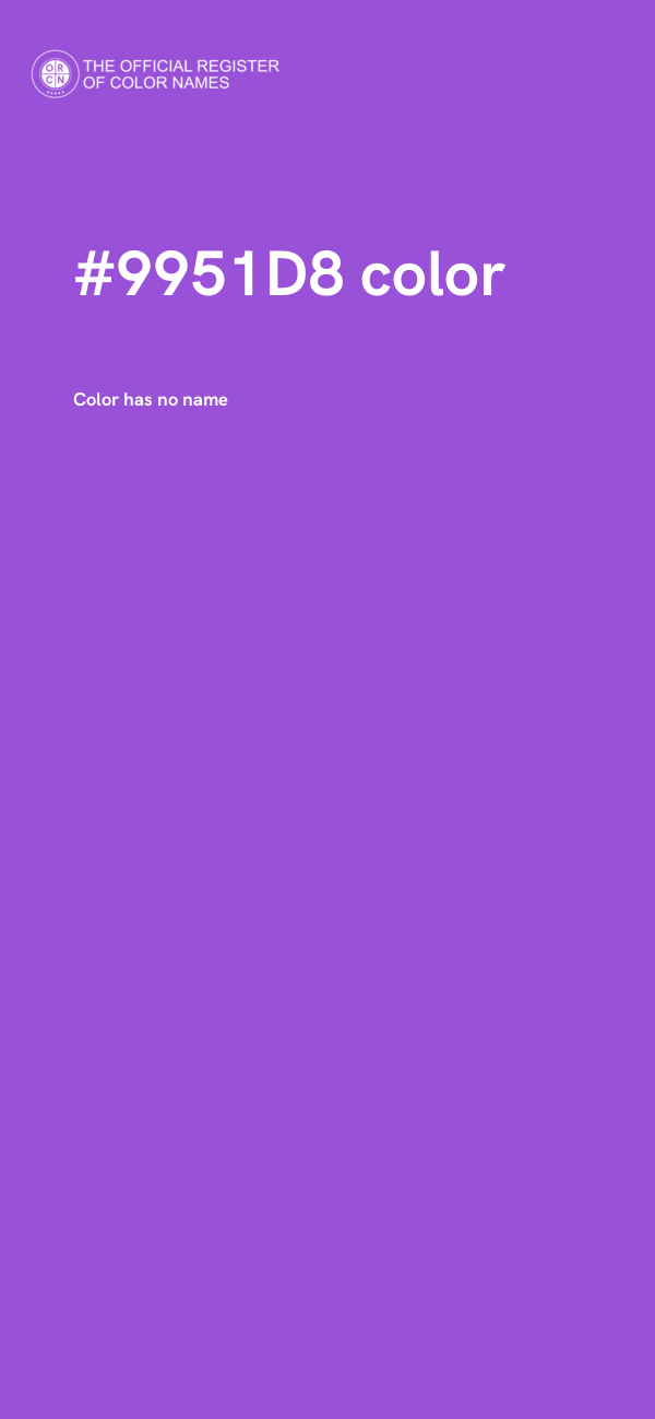 #9951D8 color image
