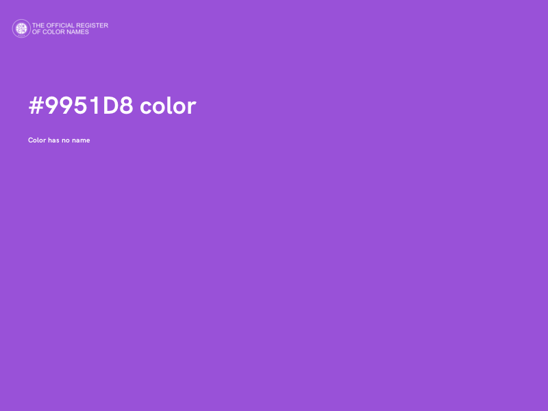 #9951D8 color image