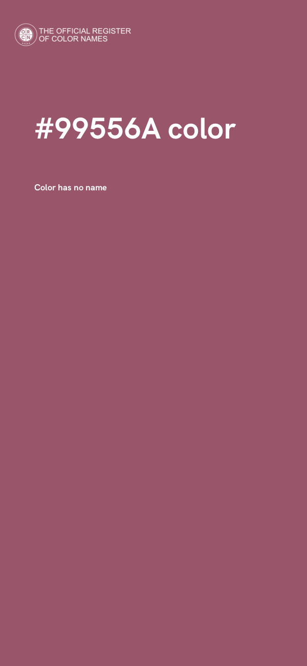#99556A color image