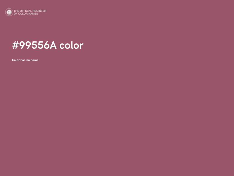 #99556A color image