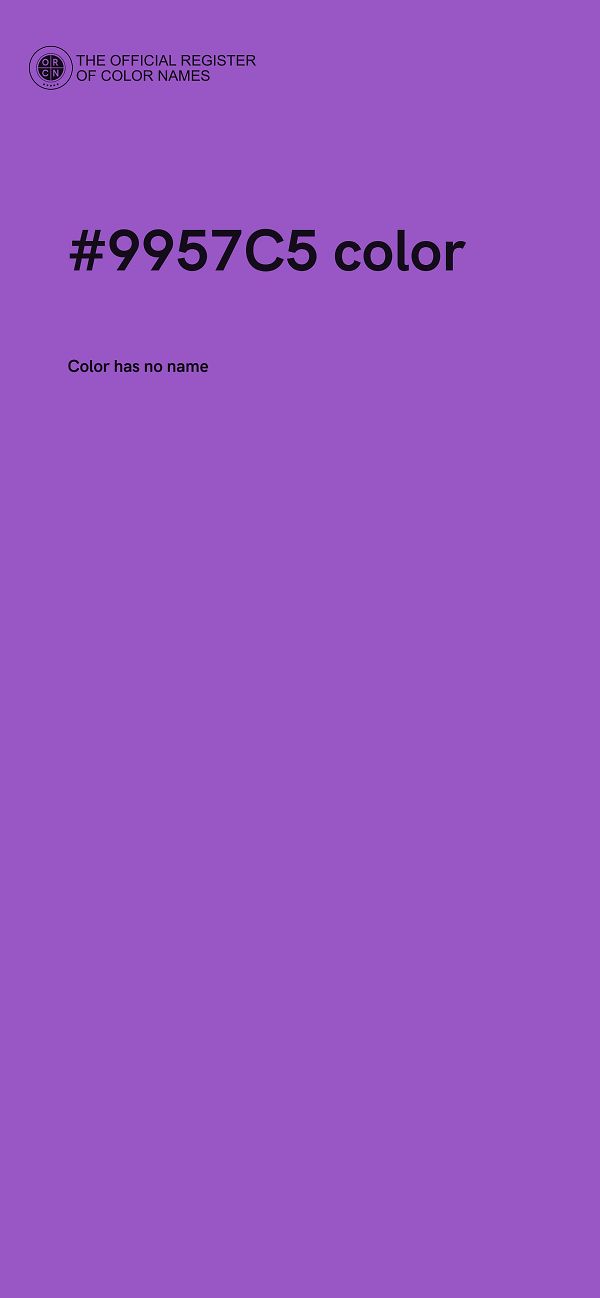 #9957C5 color image