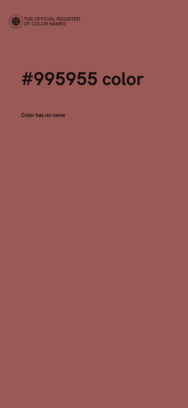 #995955 color image