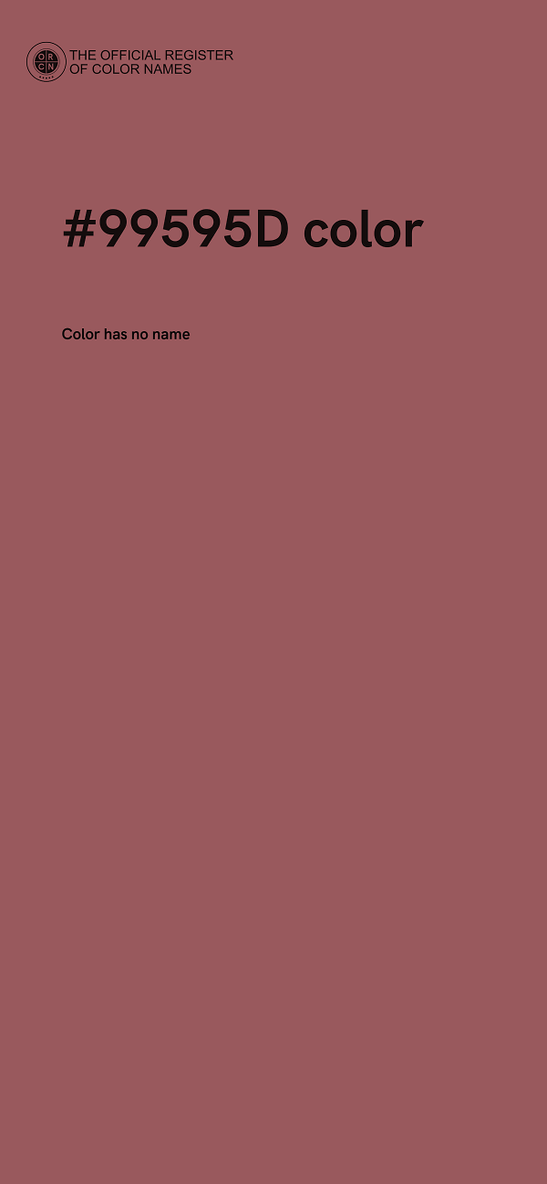 #99595D color image