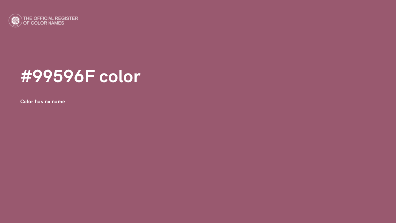 #99596F color image