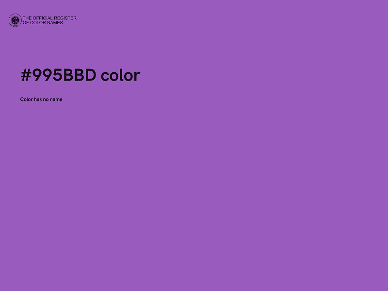 #995BBD color image