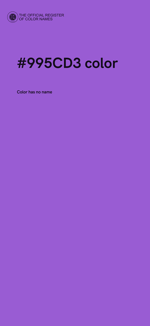 #995CD3 color image