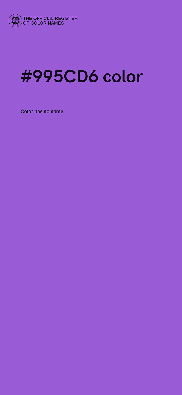 #995CD6 color image