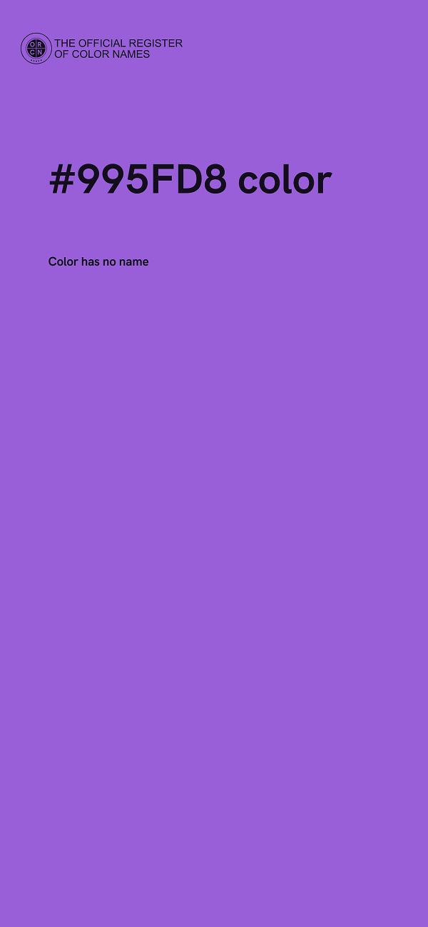 #995FD8 color image