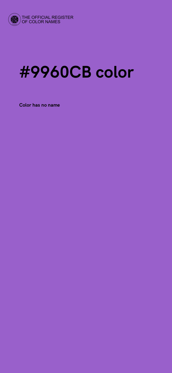 #9960CB color image