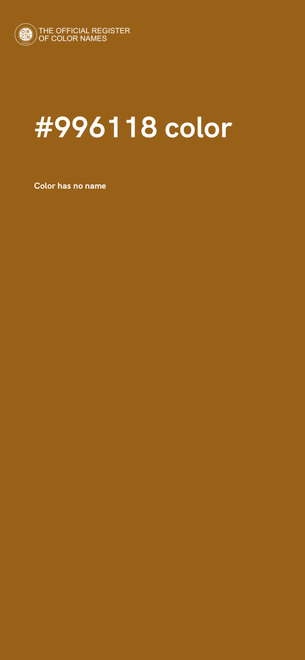 #996118 color image