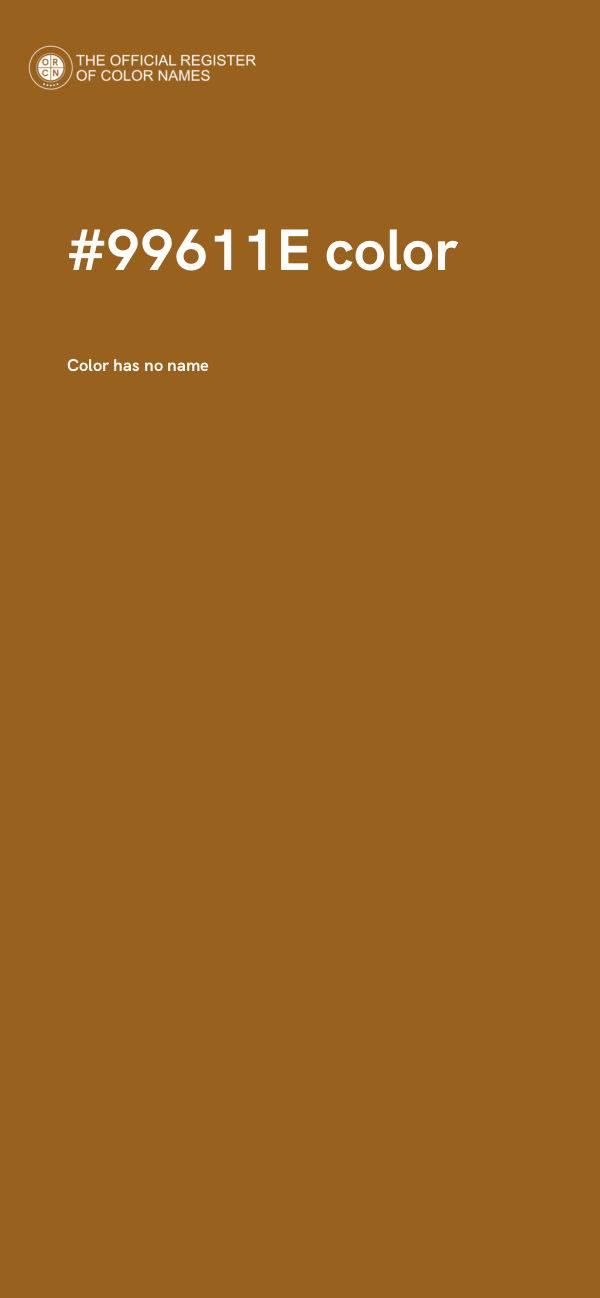 #99611E color image