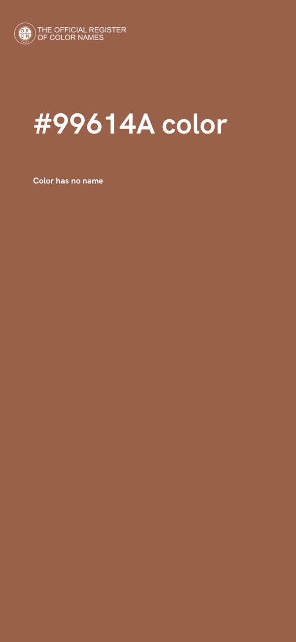 #99614A color image