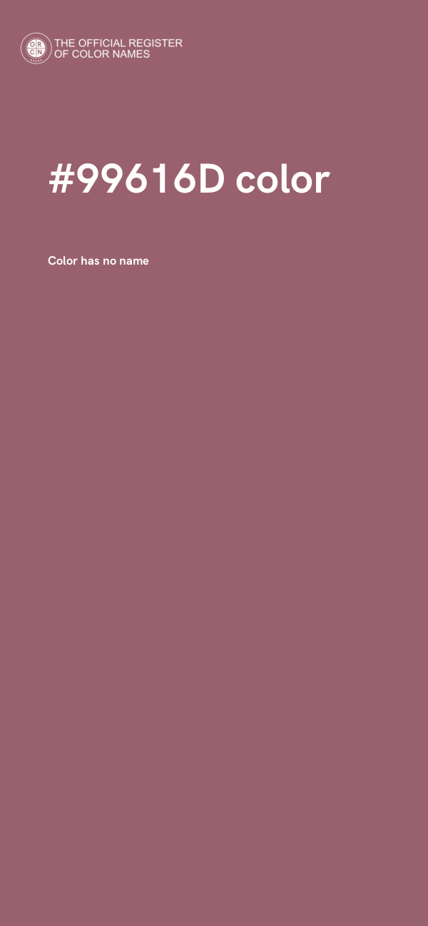 #99616D color image