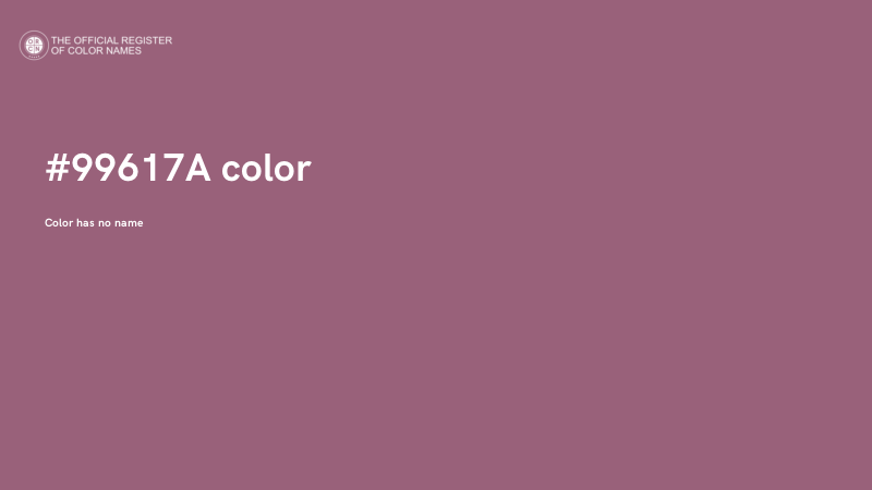 #99617A color image