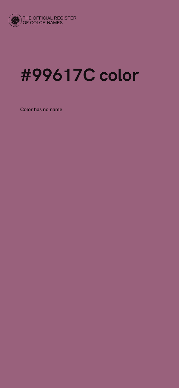 #99617C color image