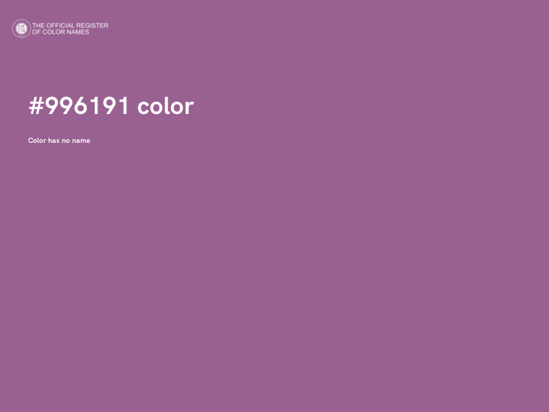 #996191 color image