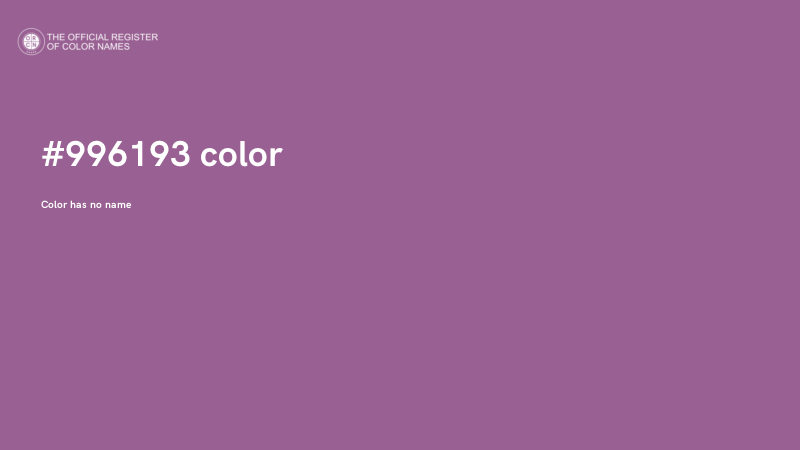 #996193 color image