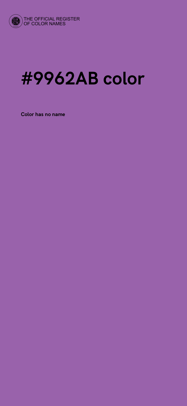 #9962AB color image