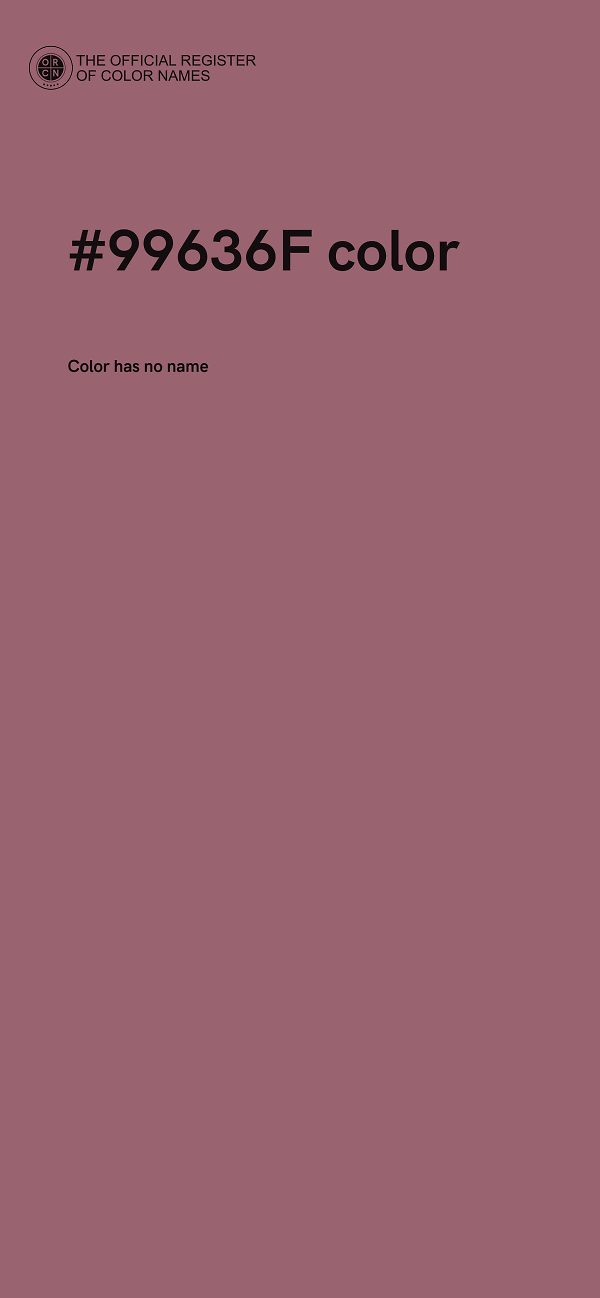 #99636F color image
