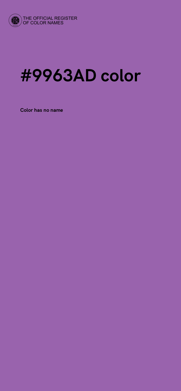 #9963AD color image