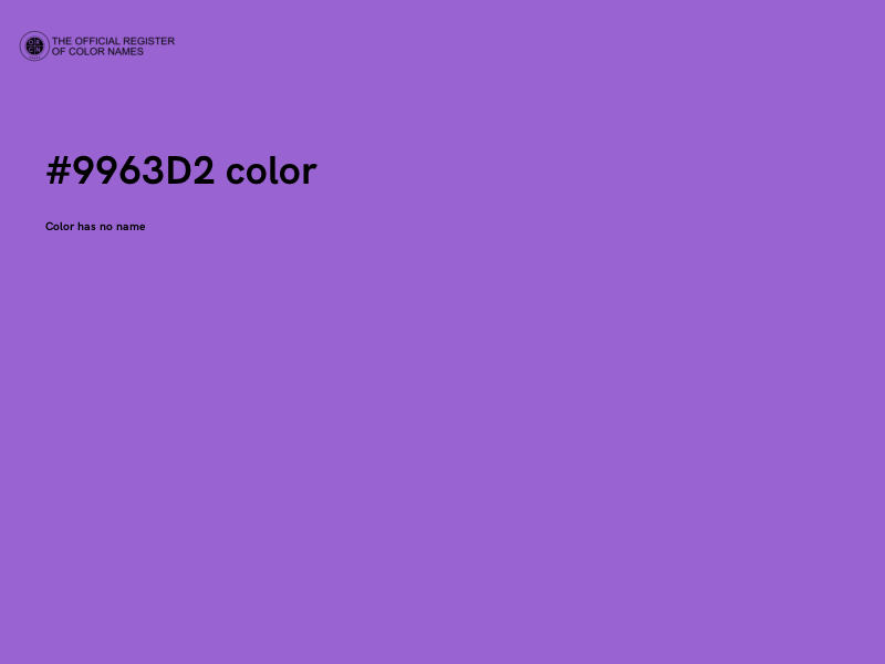 #9963D2 color image