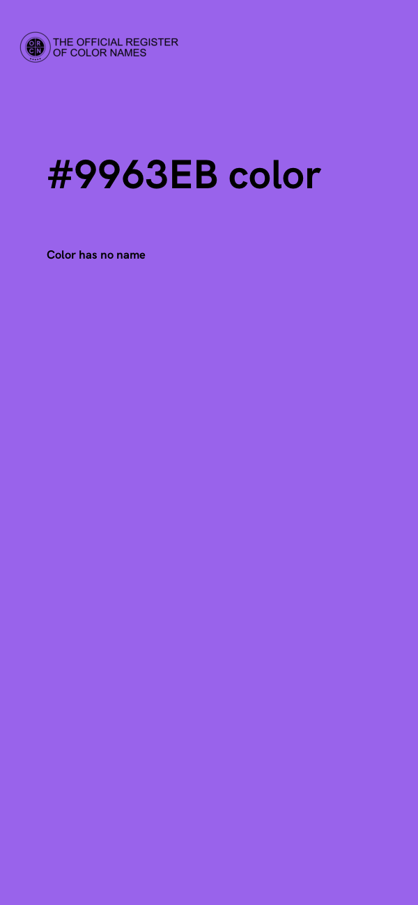 #9963EB color image