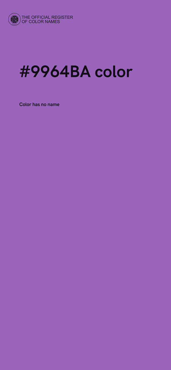#9964BA color image