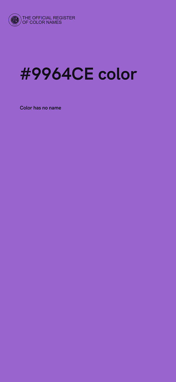 #9964CE color image