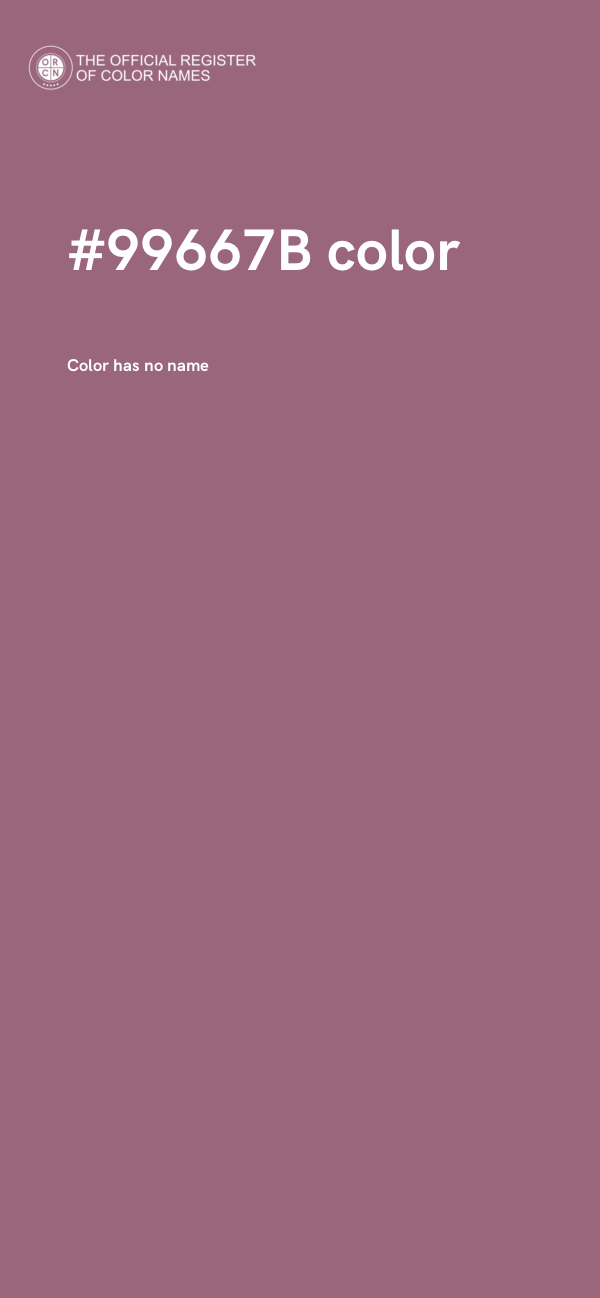 #99667B color image