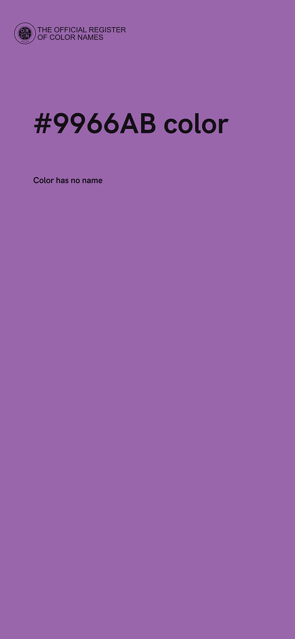 #9966AB color image