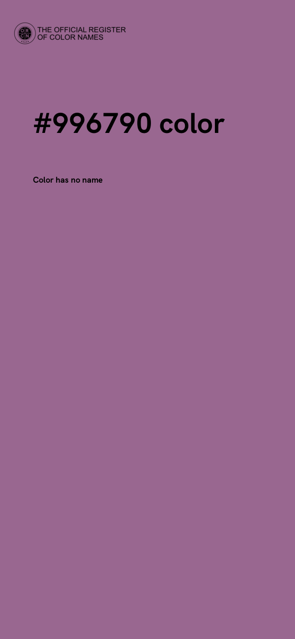 #996790 color image